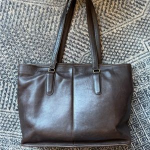 Coach Vintage LG Shopper NYC in Mocha Shoulder Bag Tote